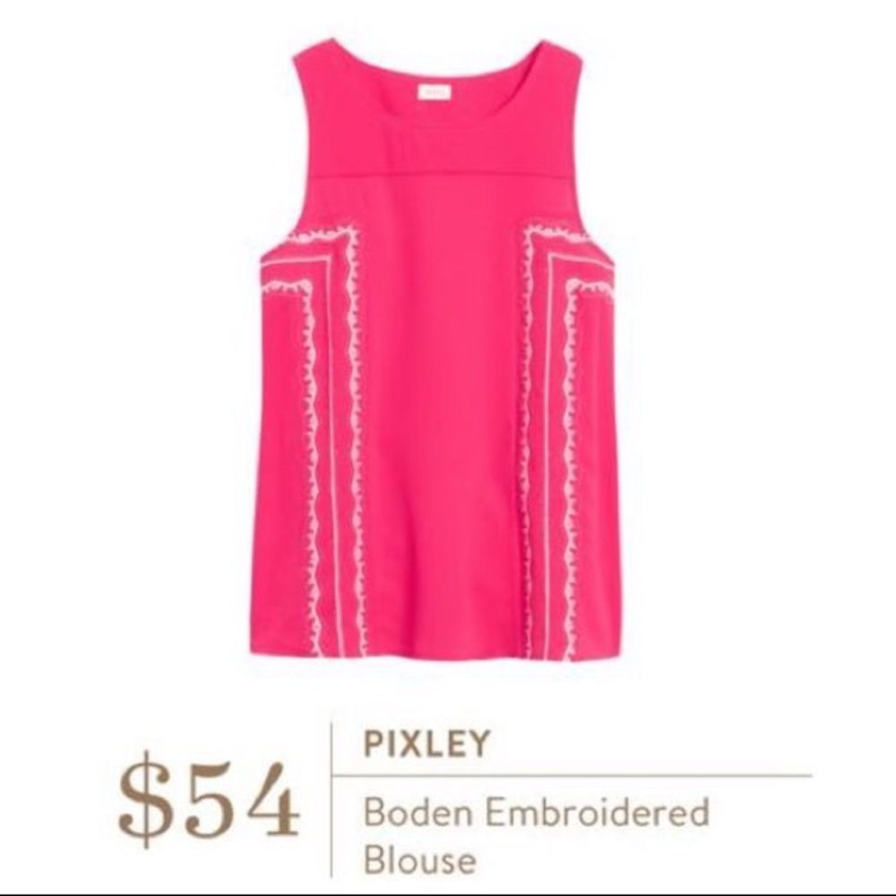 Pixley Boden Embroidered Blouse